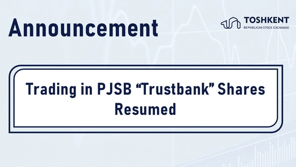 Trading in PJSB “Trustbank” Shares Resumed