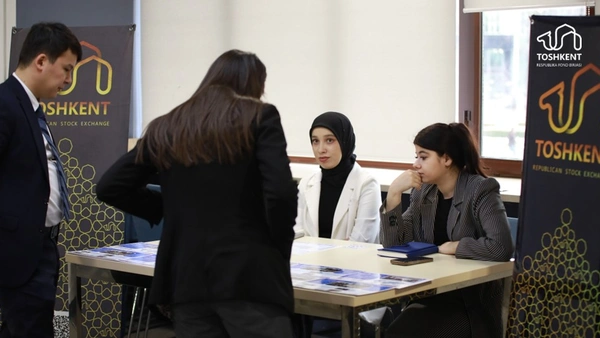 "Toshkent" Respublika fond birjasi Xalqaro Vestminster universiteti  amaliyot yarmarkasida ishtirok etdi