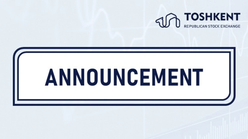 ANNOUNCEMENT