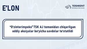 DIQQAT: QIMMATLI QOG‘OZLAR HARAKATINI TO‘XTATISH