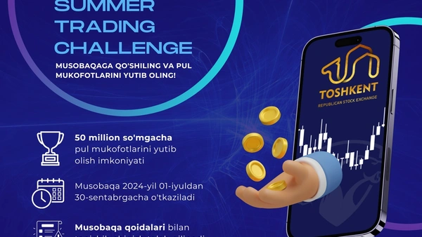 Treyding musobaqasi: 50 000 000 so'mgacha yutib oling!