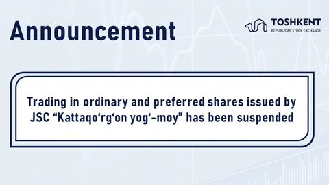ATTENTION: SUSPENSION OF TRADING IN SECURITIES