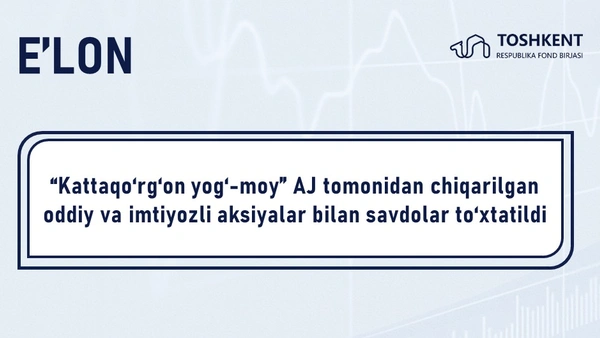 DIQQAT: QIMMATLI QOG‘OZLAR HARAKATINI TO‘XTATISH