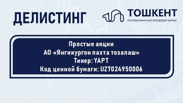 ВНИМАНИЕ: ДЕЛИСТИНГ!