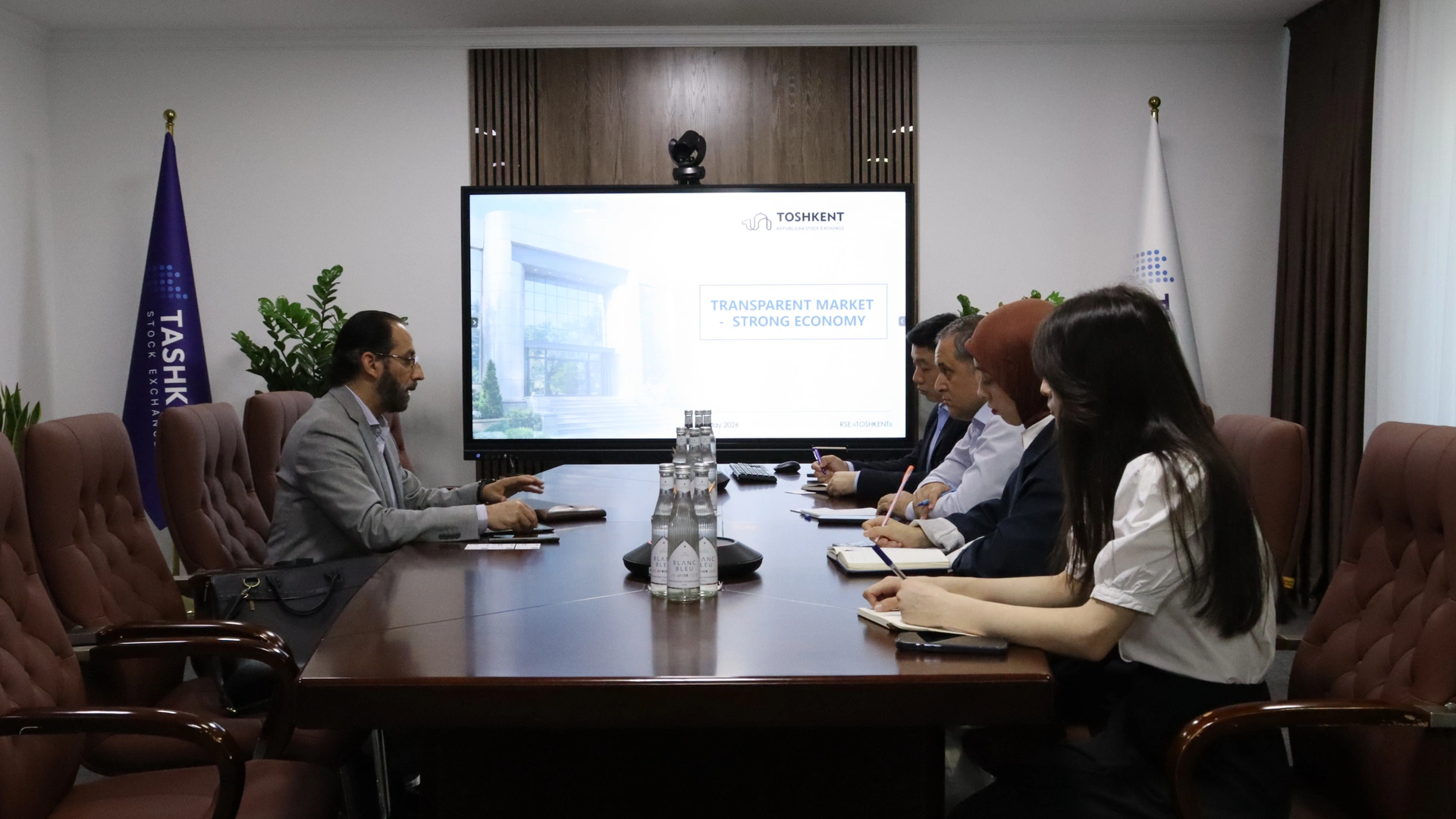 The Republican Stock Exchange "Toshkent" and ACWA Power Co. Discuss Prospects for Cooperation